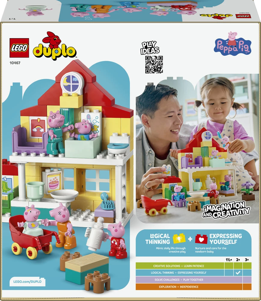 LEGO®DUPLO® Kiaulytės Pepos šeimos namas, 10467