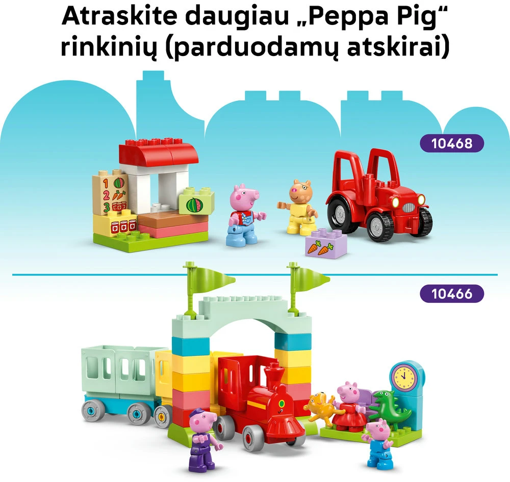 LEGO®DUPLO® Kiaulytės Pepos šeimos namas, 10467