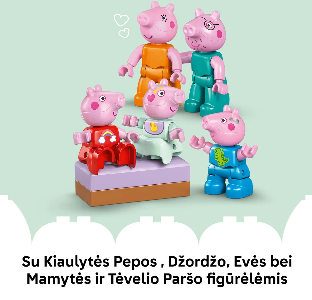 LEGO®DUPLO® Kiaulytės Pepos šeimos namas, 10467