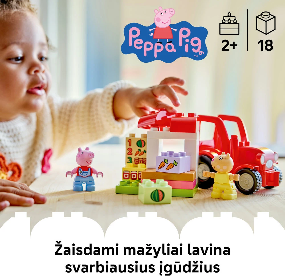 LEGO® DUPLO® Traktorius ir kioskas, 10468