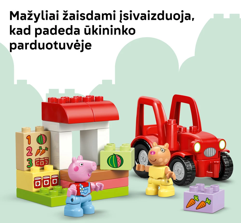 LEGO® DUPLO® Traktorius ir kioskas, 10468