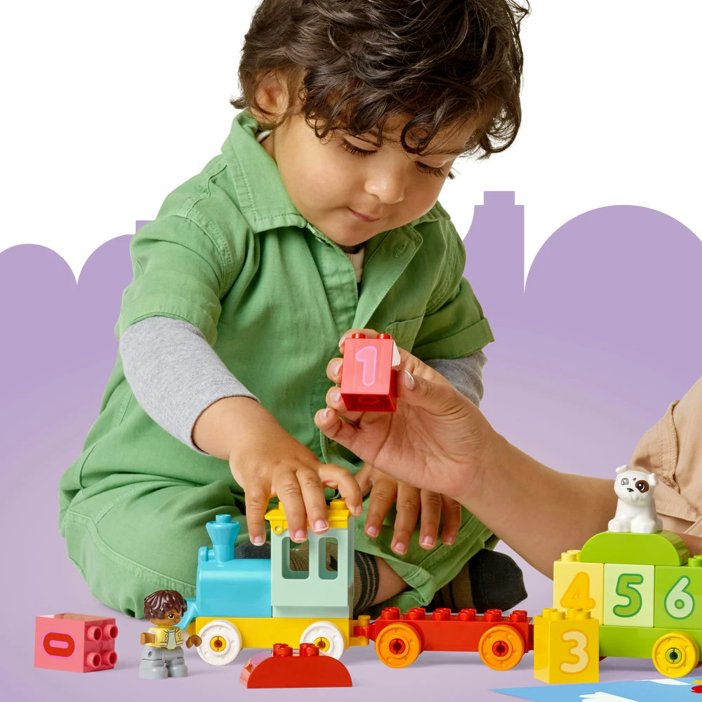 LEGO® DUPLO® Man pirmasis skaičių traukinys – išmok skaičiuoti (10954) 10954