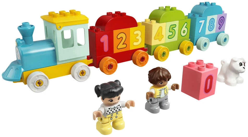LEGO® DUPLO® Man pirmasis skaičių traukinys – išmok skaičiuoti (10954) 10954