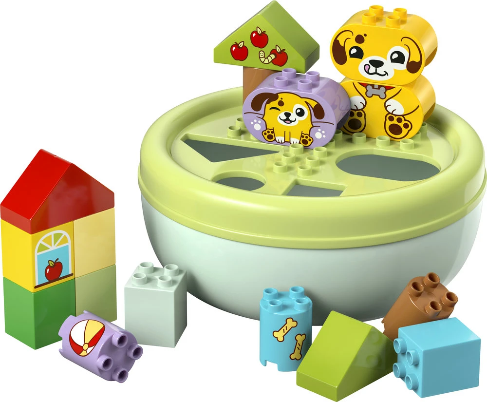 LEGO® DUPLO® Mano pirmasis formų rūšiavimo žaislas: šuniuko namas 10441