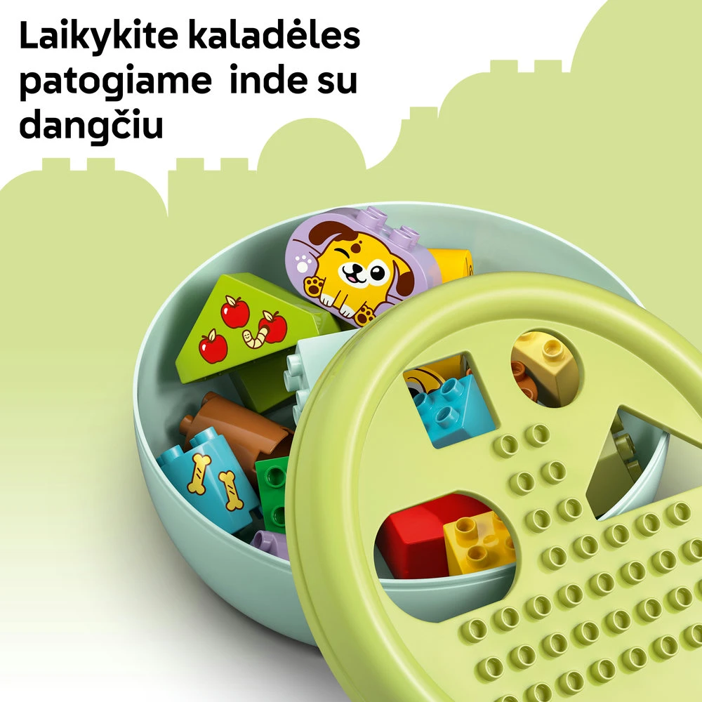 LEGO® DUPLO® Mano pirmasis formų rūšiavimo žaislas: šuniuko namas 10441