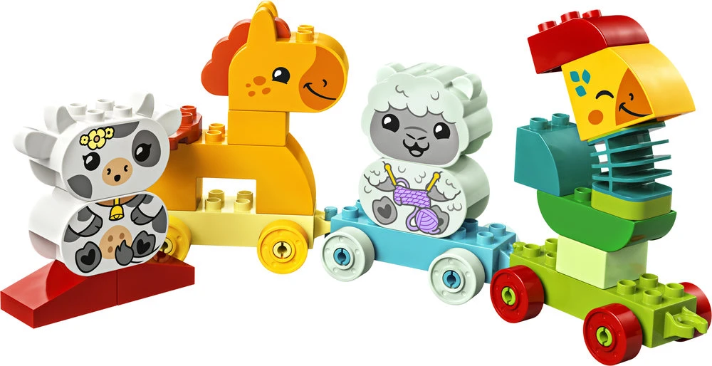 LEGO® DUPLO® Mano pirmasis gyvūnų traukinukas Gamtos žaislas 10412