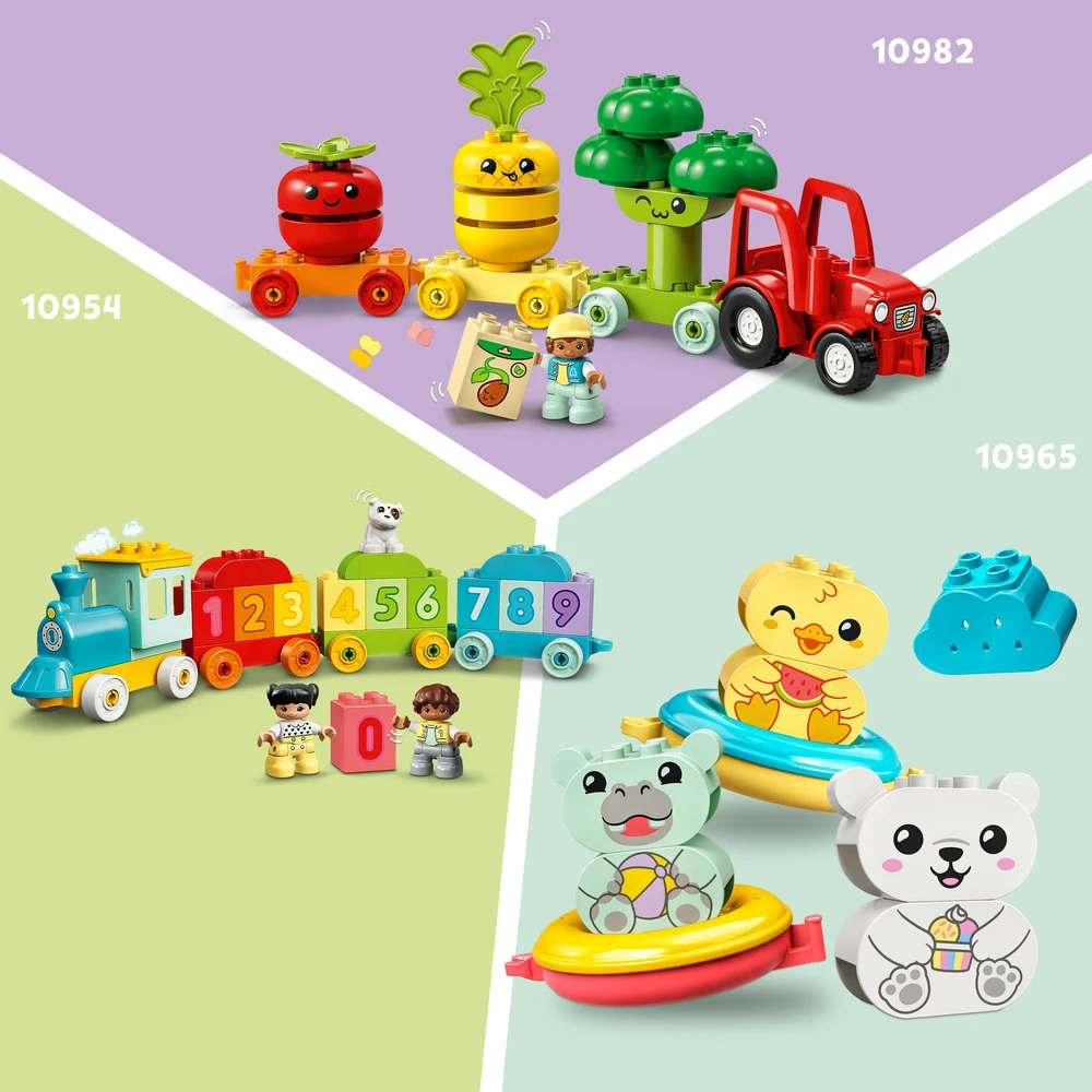 LEGO® DUPLO® Mano pirmasis gyvūnų traukinukas Gamtos žaislas 10412