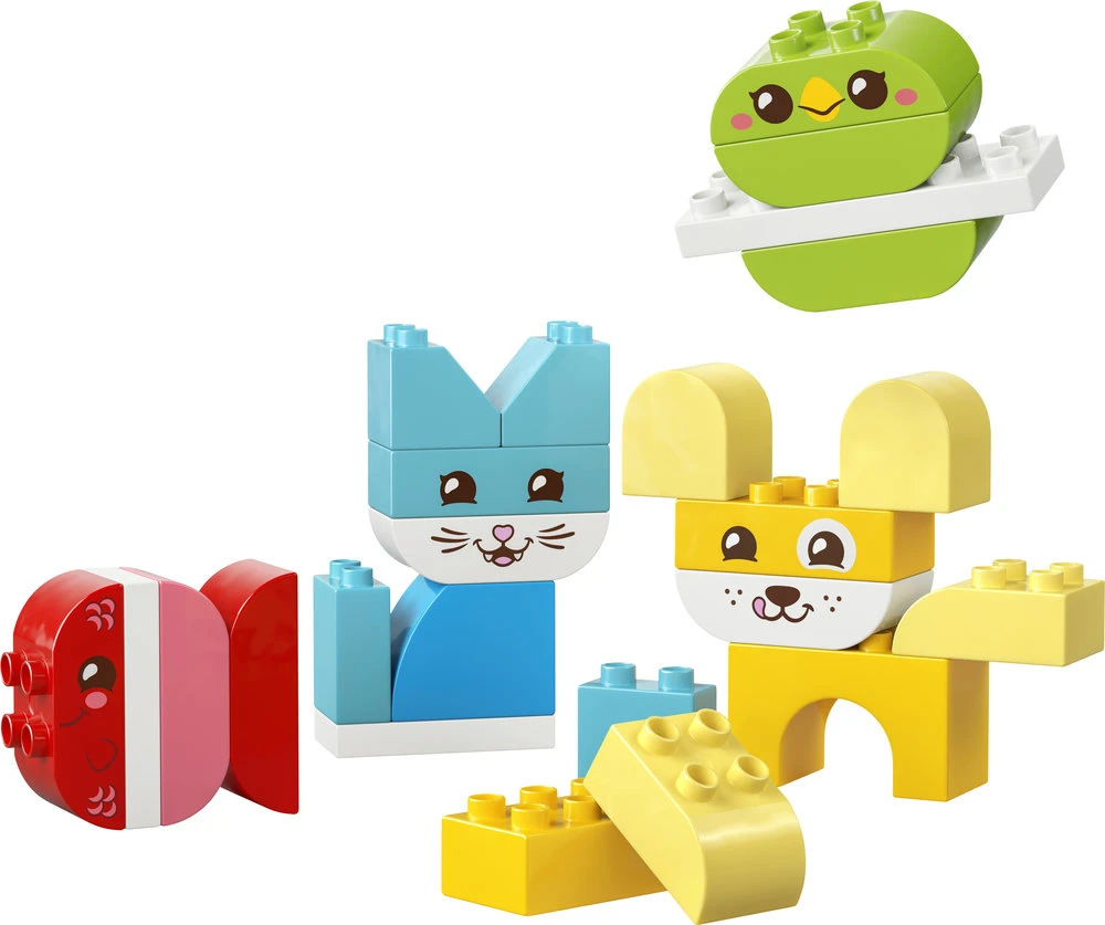LEGO® DUPLO® mano pirmieji „3 in 1“ kūrybiški gyvūnėliai 10477