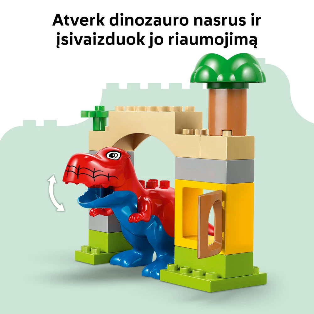 LEGO® DUPLO® „Marvel“ Voriukas tiranozauras prieš Žaliąjį gobliną, 10463