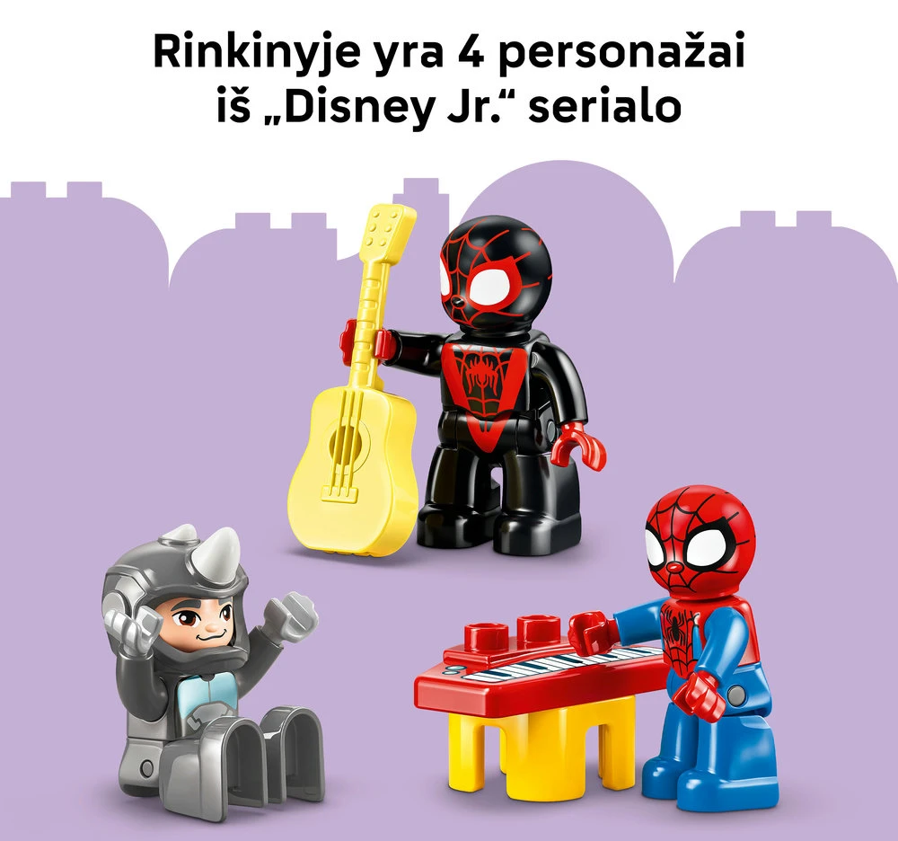 LEGO® DUPLO® | Marvel Voriuko komandos voratinklių būstinė 10464