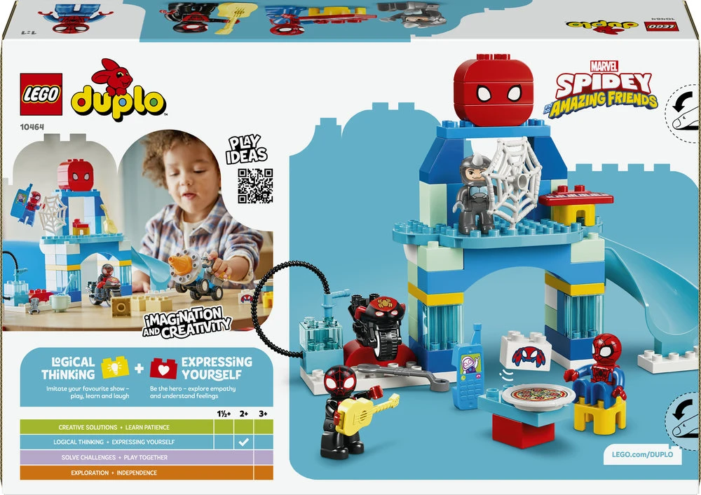 LEGO® DUPLO® | Marvel Voriuko komandos voratinklių būstinė 10464