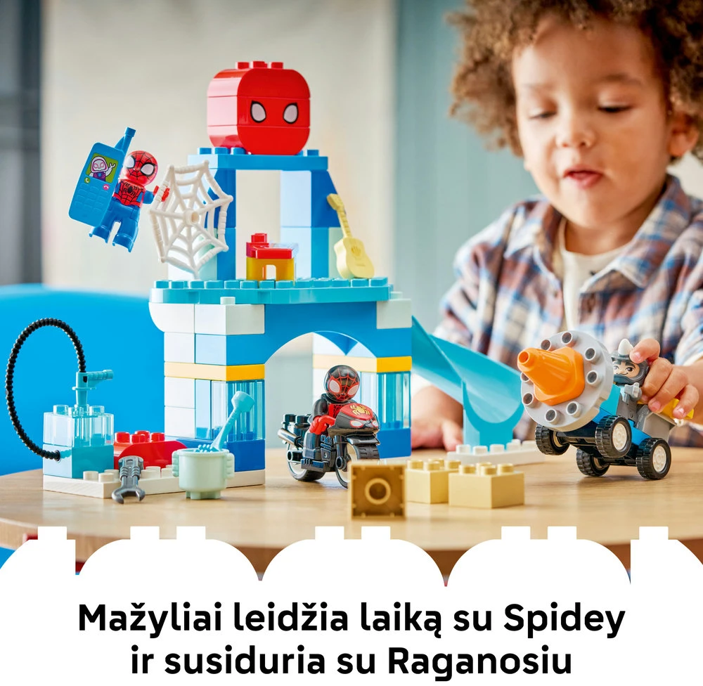 LEGO® DUPLO® | Marvel Voriuko komandos voratinklių būstinė 10464