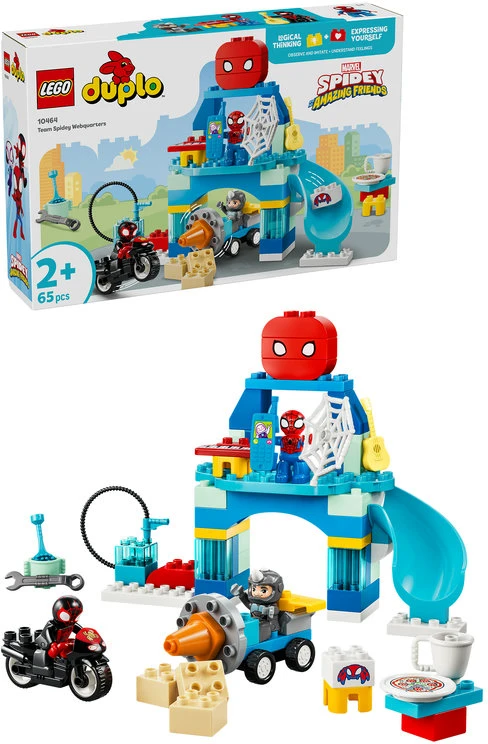 LEGO® DUPLO® | Marvel Voriuko komandos voratinklių būstinė 10464