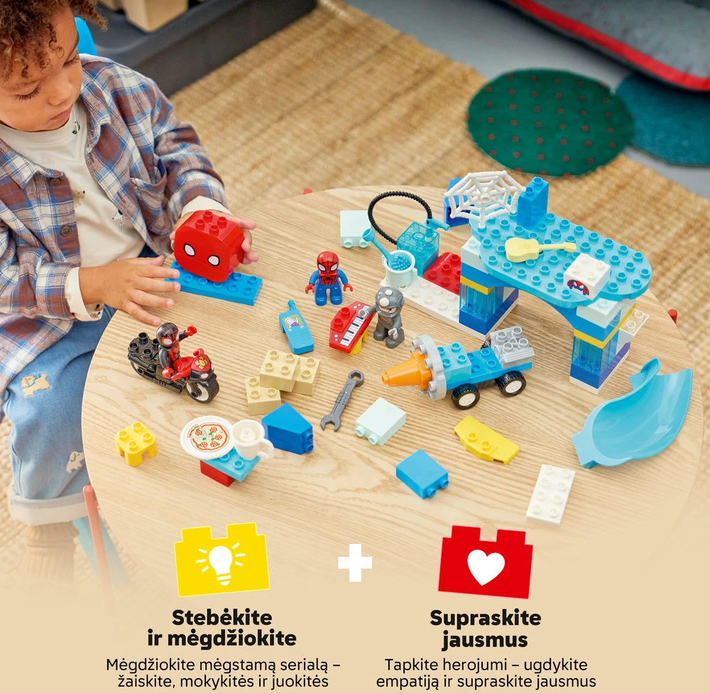 LEGO® DUPLO® | Marvel Voriuko komandos voratinklių būstinė 10464