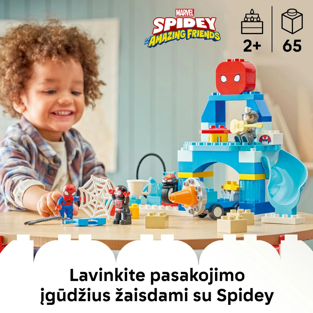 LEGO® DUPLO® | Marvel Voriuko komandos voratinklių būstinė 10464
