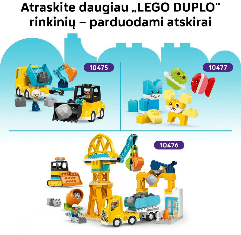 LEGO® DUPLO® Town „3 in 1“ modernus šeimos namas su figūrėlėmis 10470
