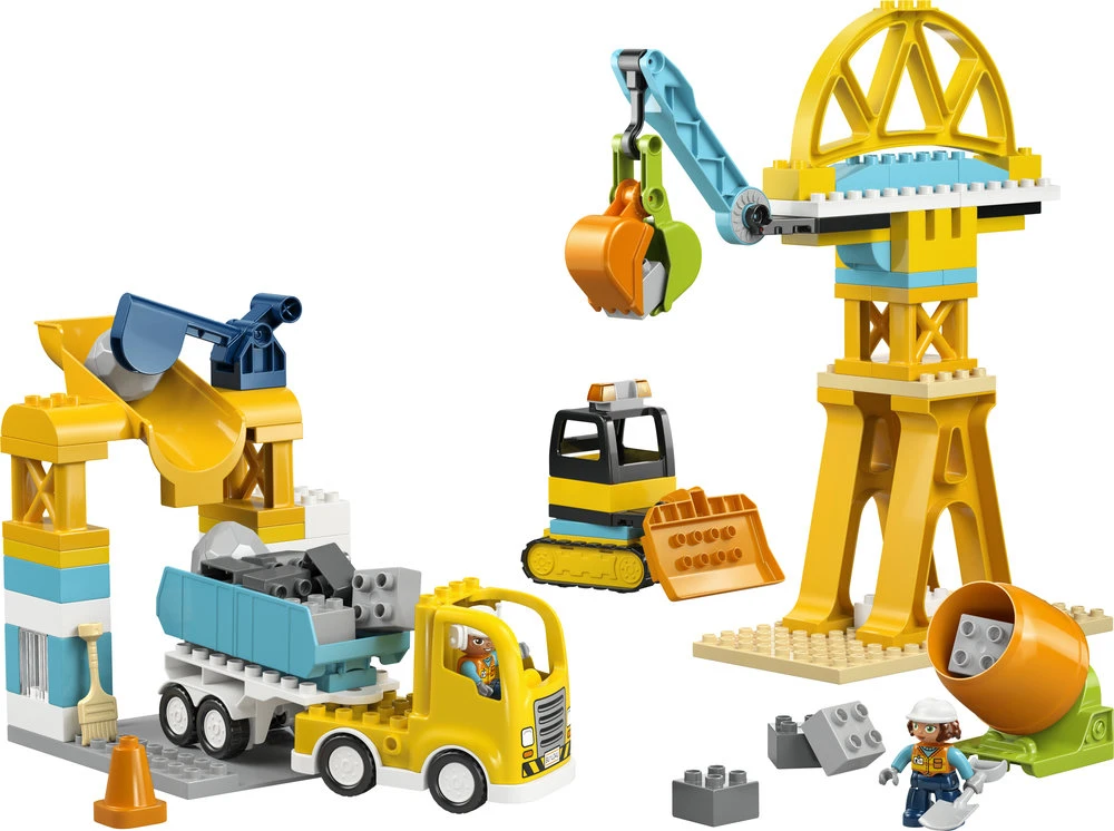 LEGO® DUPLO® Town „3 in 1“ statybvietė ir transporto priemonės 10476