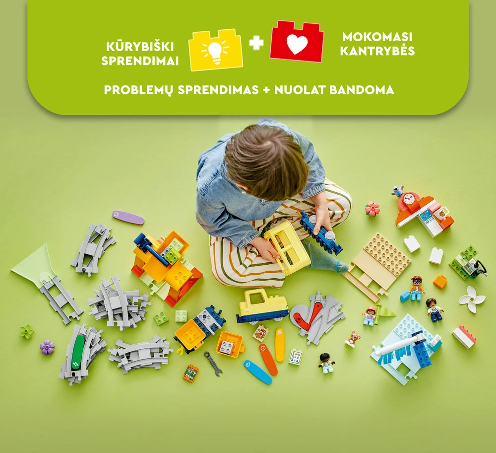 LEGO® DUPLO Didelis interaktyvus bendruomeninis traukinys (10428)