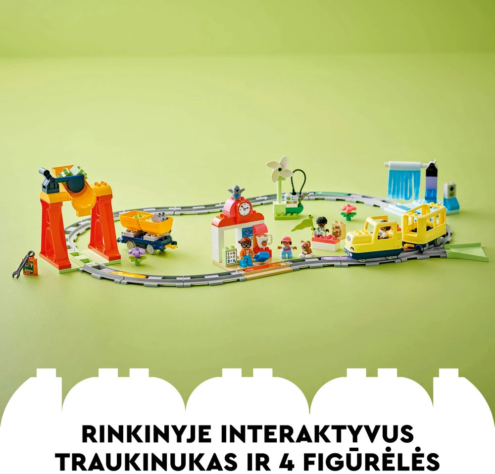 LEGO® DUPLO Didelis interaktyvus bendruomeninis traukinys (10428)