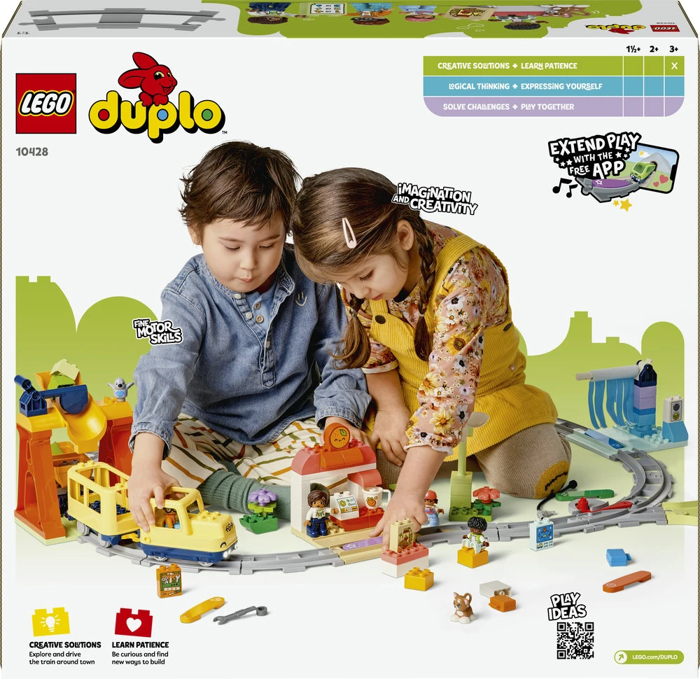 LEGO® DUPLO Didelis interaktyvus bendruomeninis traukinys (10428)
