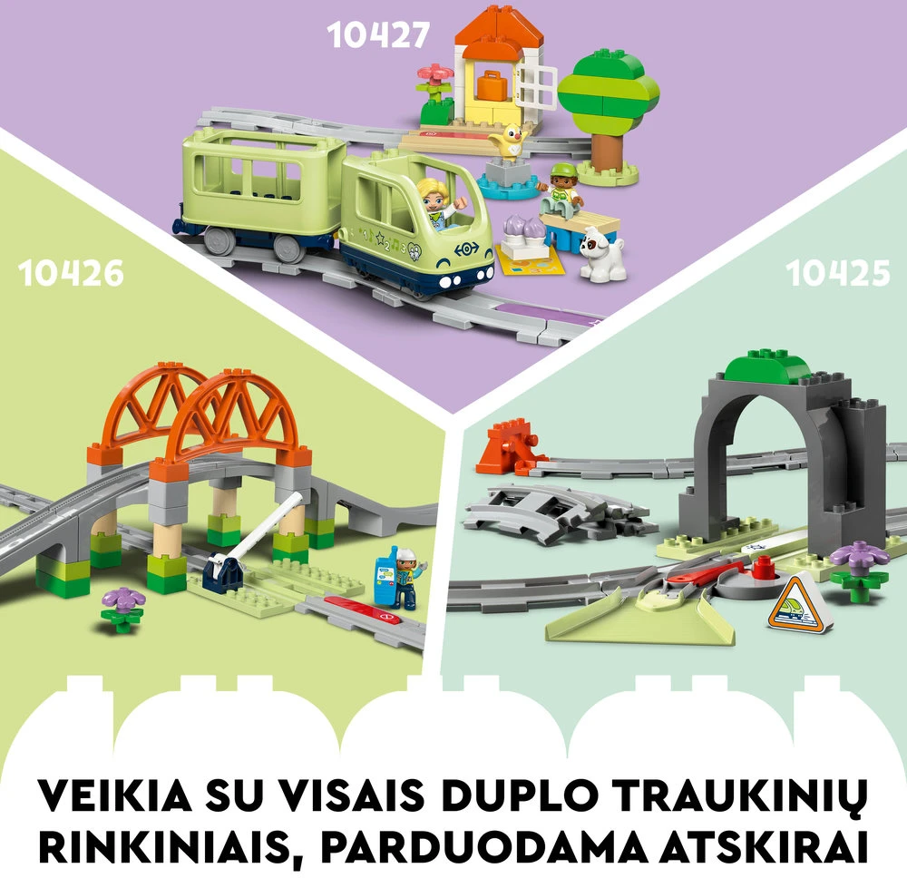 LEGO® DUPLO Didelis interaktyvus bendruomeninis traukinys (10428)