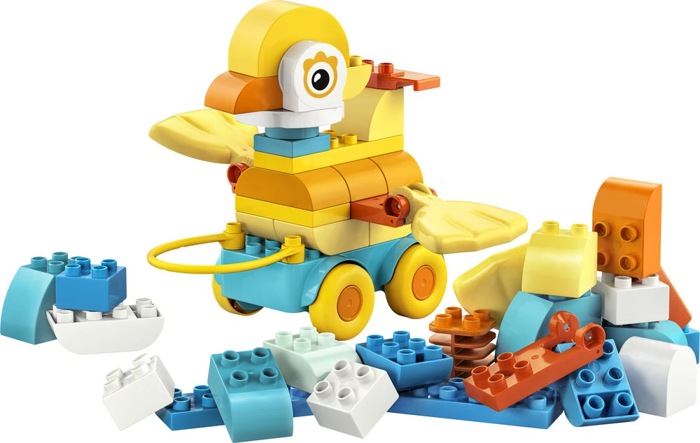 LEGO® DUPLO Gyvūnai ant ratukų „trys viename“ (10448)