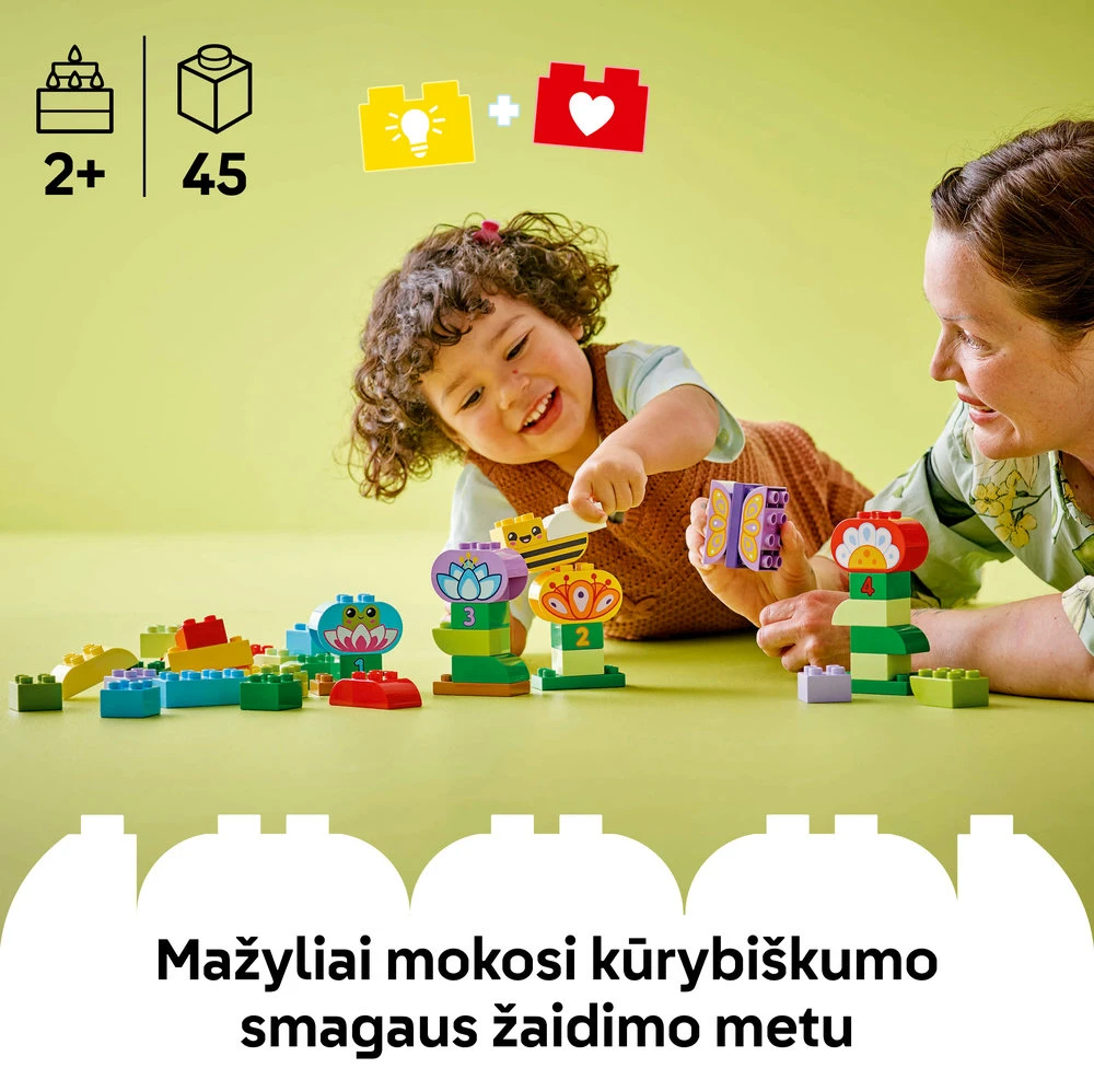 LEGO® DUPLO Kūrybinis sodas ir gėlės (10444)