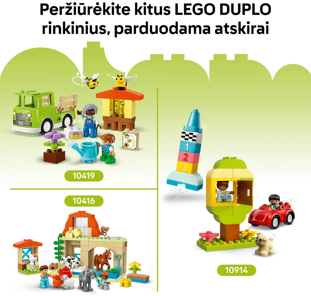 LEGO® DUPLO Kūrybinis sodas ir gėlės (10444)