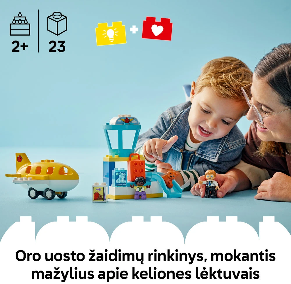 LEGO® DUPLO Pirmasis apsilankymas oro uoste (10443)