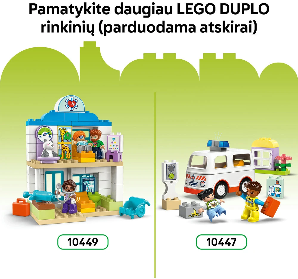 LEGO® DUPLO Pirmasis apsilankymas oro uoste (10443)