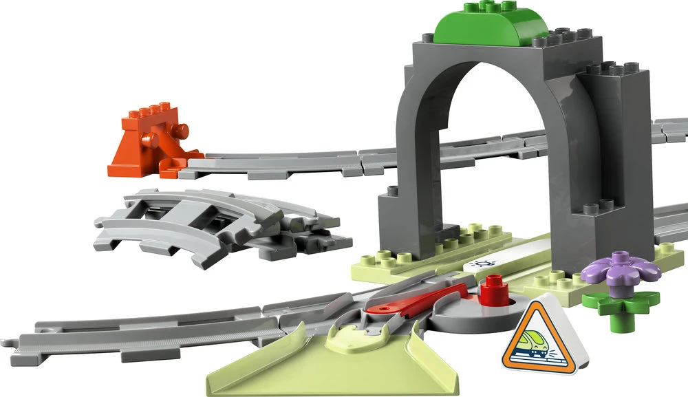 LEGO® DUPLO Traukinuko tunelio ir bėgių papildomas rinkinys (10425)