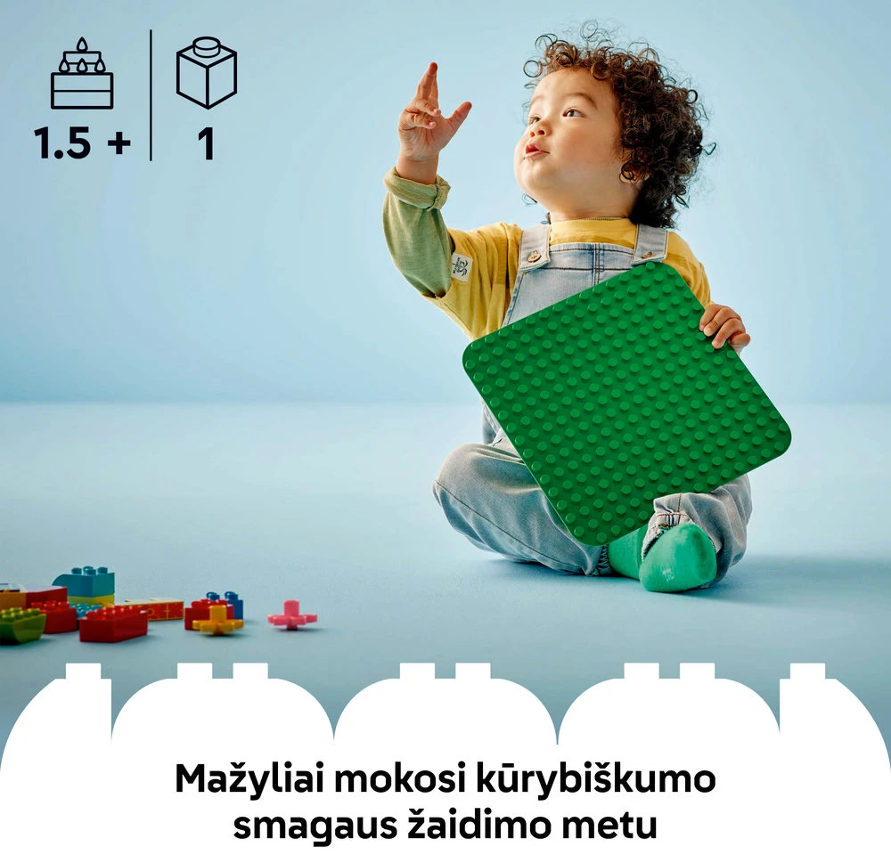 LEGO® DUPLO Žalia pagrindo plokštelė (10460)