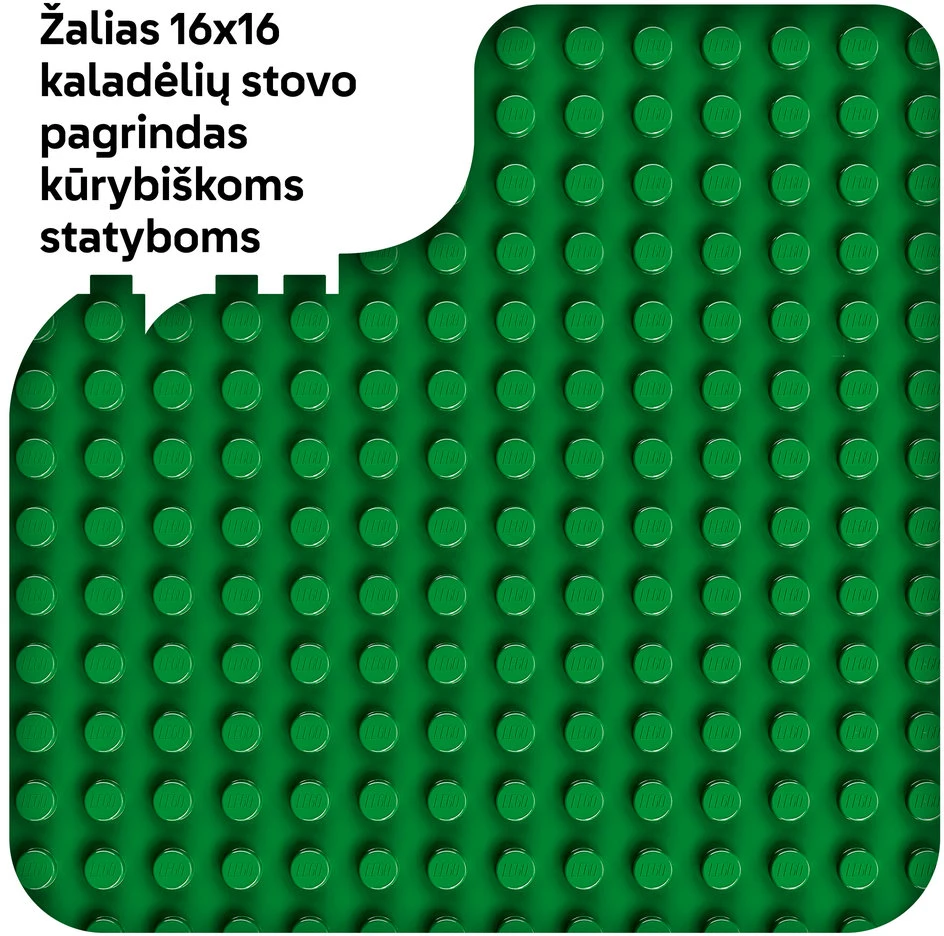 LEGO® DUPLO Žalia pagrindo plokštelė (10460)