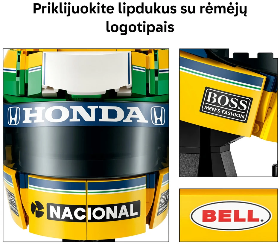 LEGO® Editions Ayrton Senna šalmas Rinkinys 43024