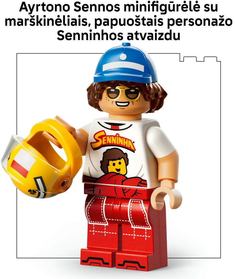 LEGO® Editions Ayrton Senna šalmas Rinkinys 43024