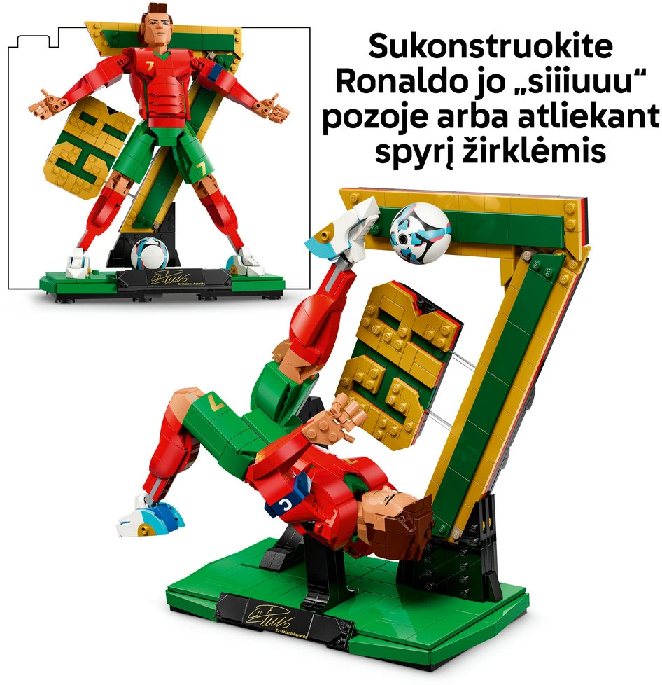 LEGO® Editions Cristiano Ronaldo – futbolo legenda 43016