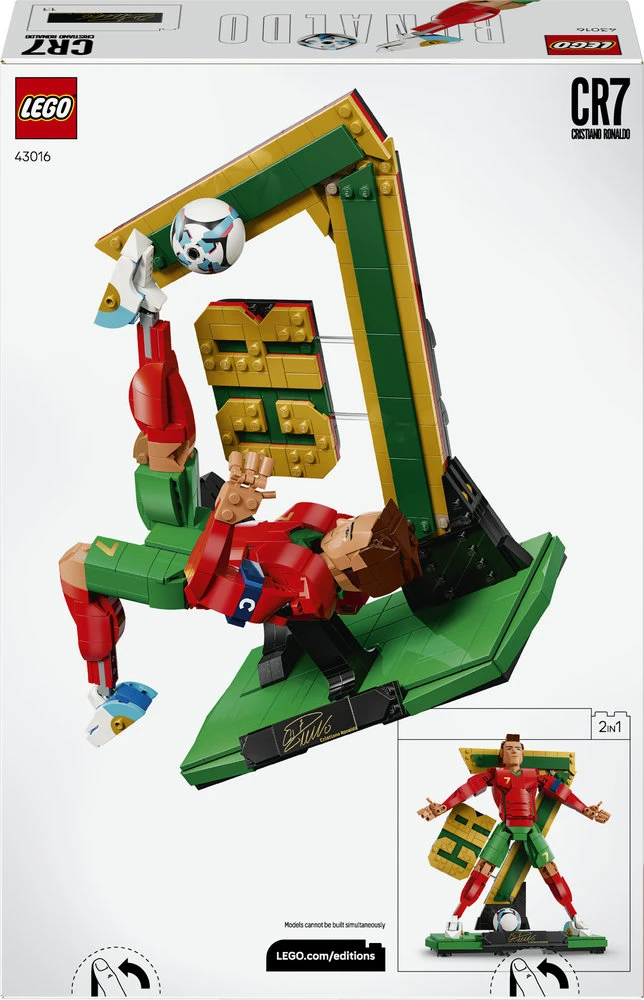 LEGO® Editions Cristiano Ronaldo – futbolo legenda 43016