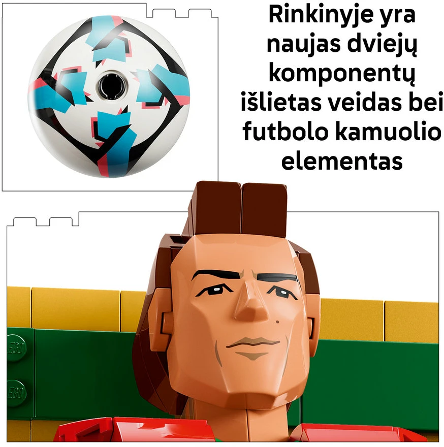 LEGO® Editions Cristiano Ronaldo – futbolo legenda 43016