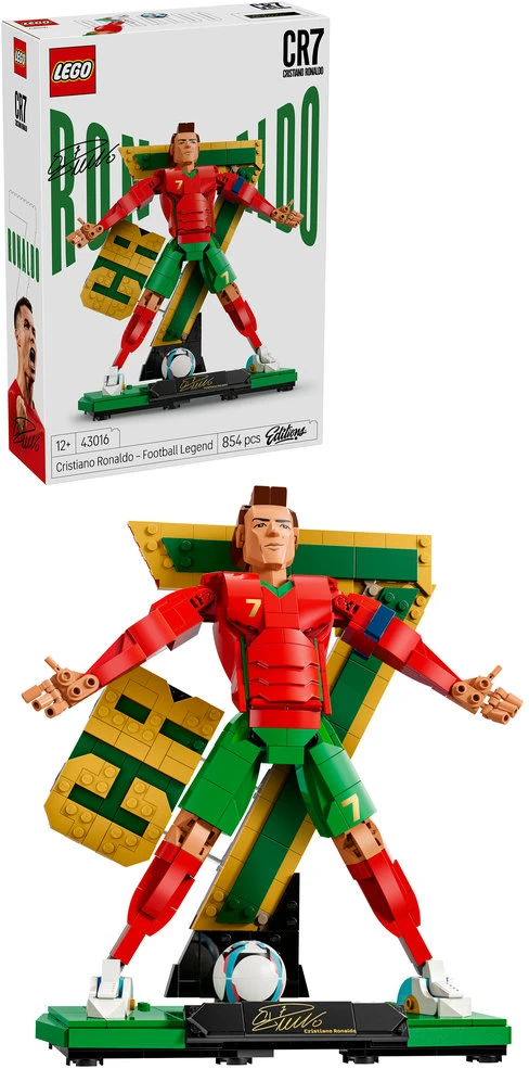 LEGO® Editions Cristiano Ronaldo – futbolo legenda 43016