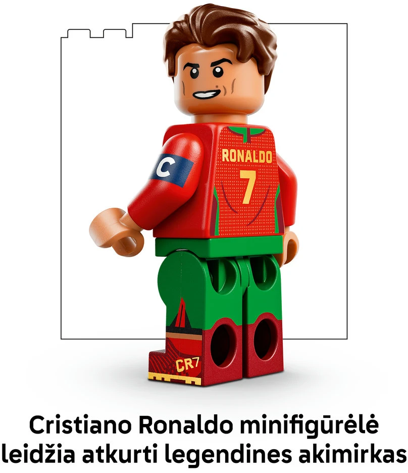 LEGO® Editions Cristiano Ronaldo – svarbiausi futbolo įvykiai 43012