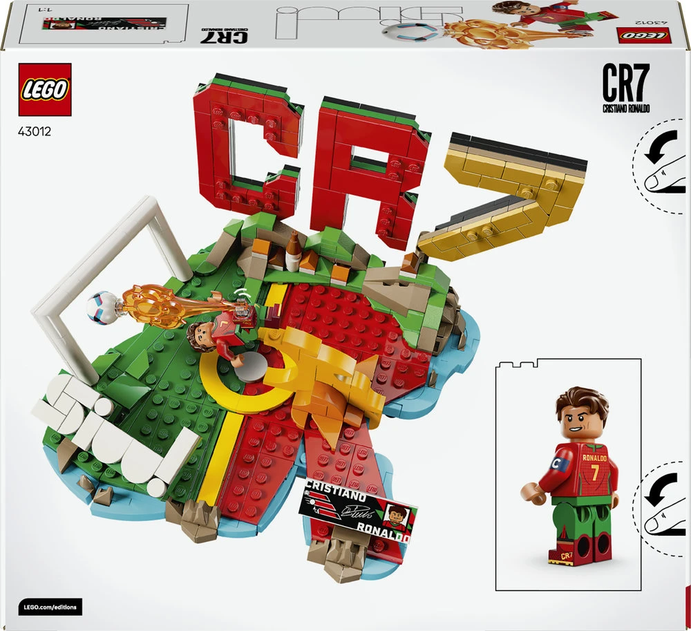 LEGO® Editions Cristiano Ronaldo – svarbiausi futbolo įvykiai 43012
