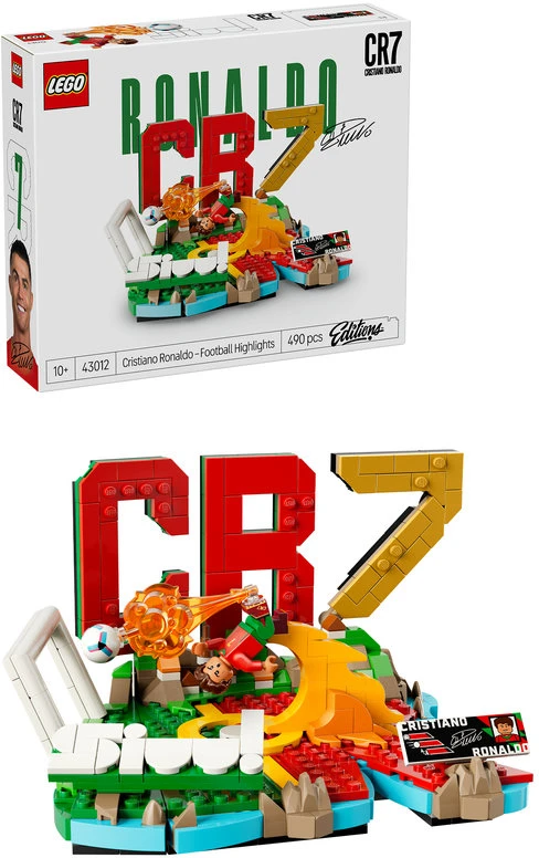 LEGO® Editions Cristiano Ronaldo – svarbiausi futbolo įvykiai 43012