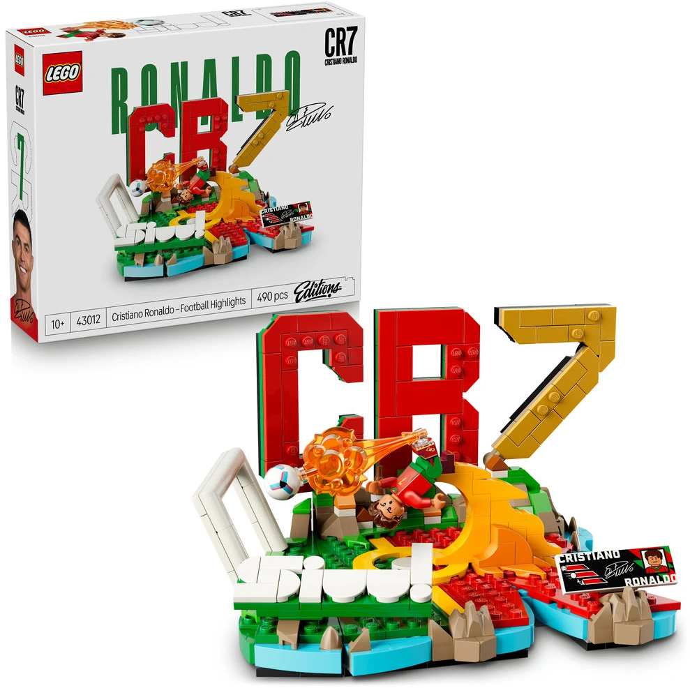 LEGO® Editions Cristiano Ronaldo – svarbiausi futbolo įvykiai 43012