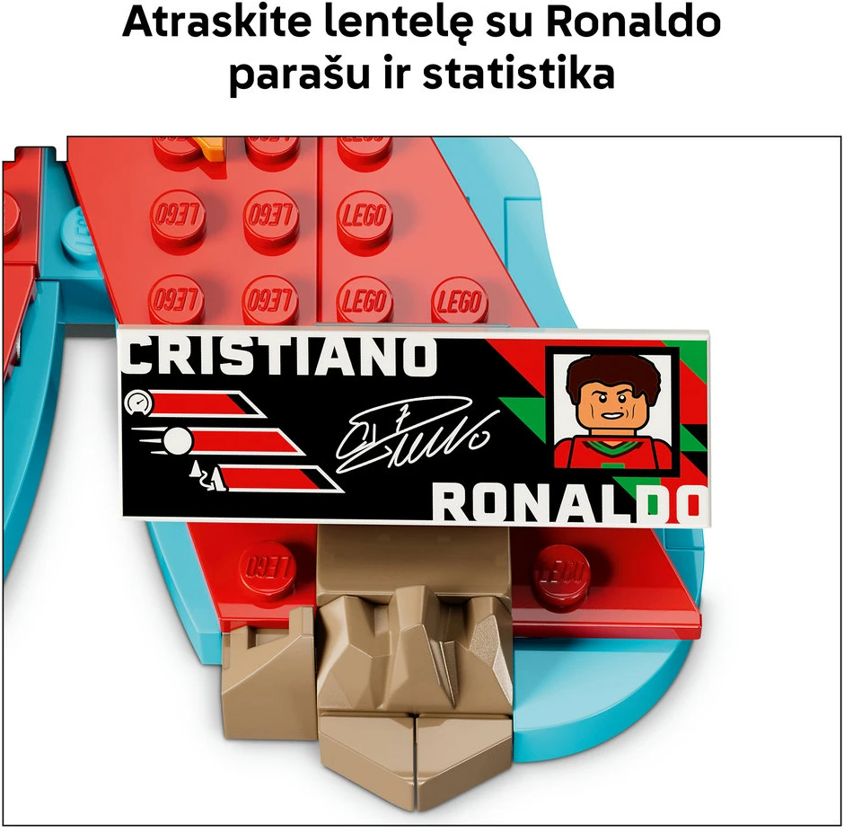 LEGO® Editions Cristiano Ronaldo – svarbiausi futbolo įvykiai 43012