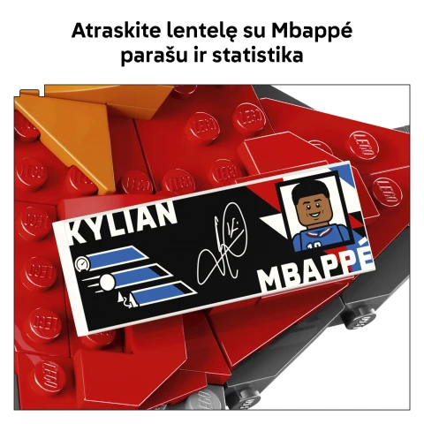 LEGO® Editions Kylian Mbappé – svarbiausi futbolo įvykiai, dekoro konstravimo rinkinys vaikams, 43013