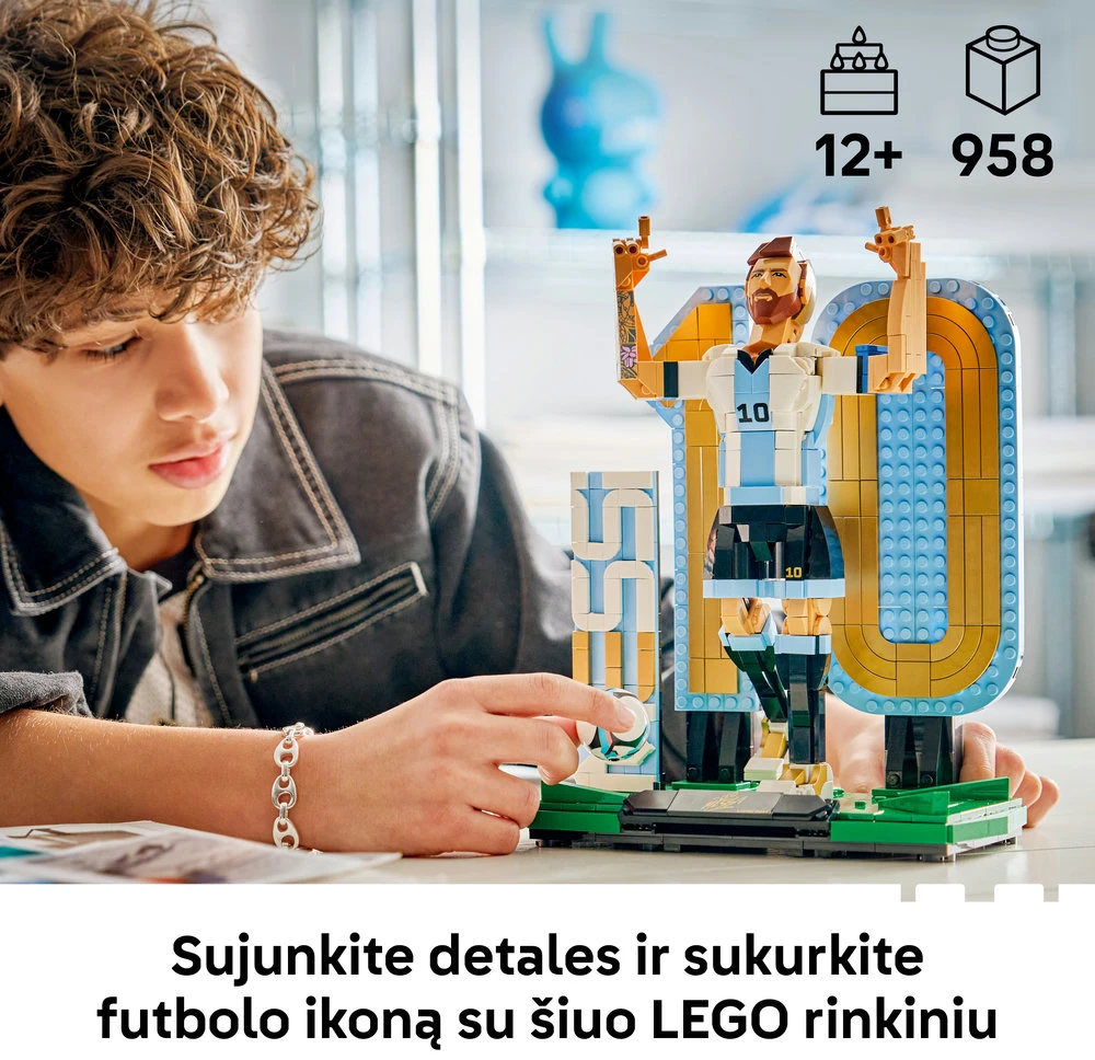 LEGO® Editions Lionel Messi – futbolo legenda Rinkinys 43015