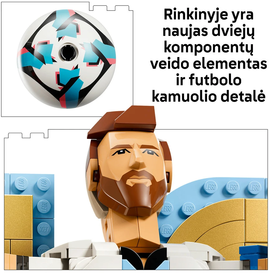 LEGO® Editions Lionel Messi – futbolo legenda Rinkinys 43015