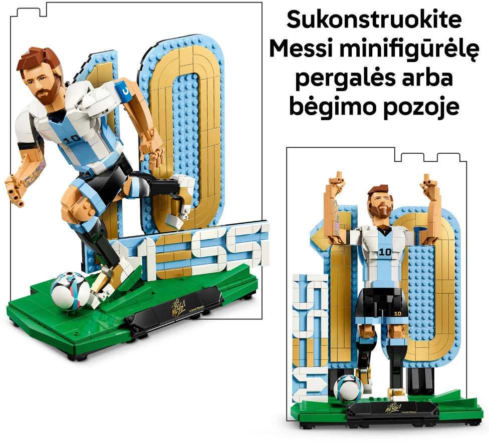 LEGO® Editions Lionel Messi – futbolo legenda Rinkinys 43015