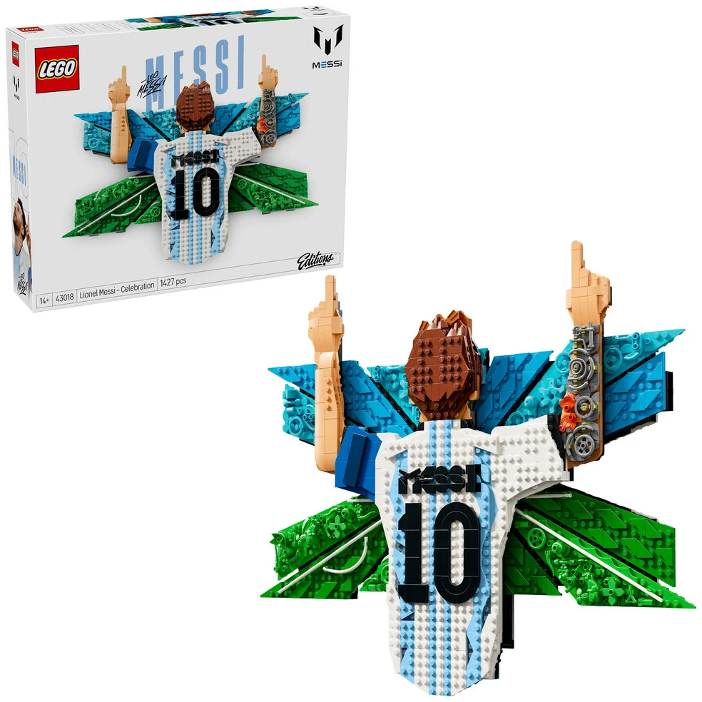 LEGO® Editions Lionel Messi – šventimas Rinkinys 43018