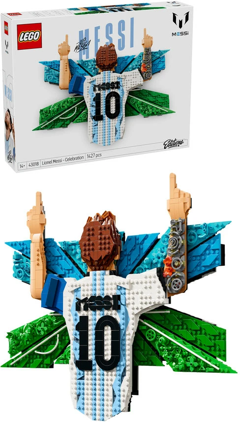 LEGO® Editions Lionel Messi – šventimas Rinkinys 43018